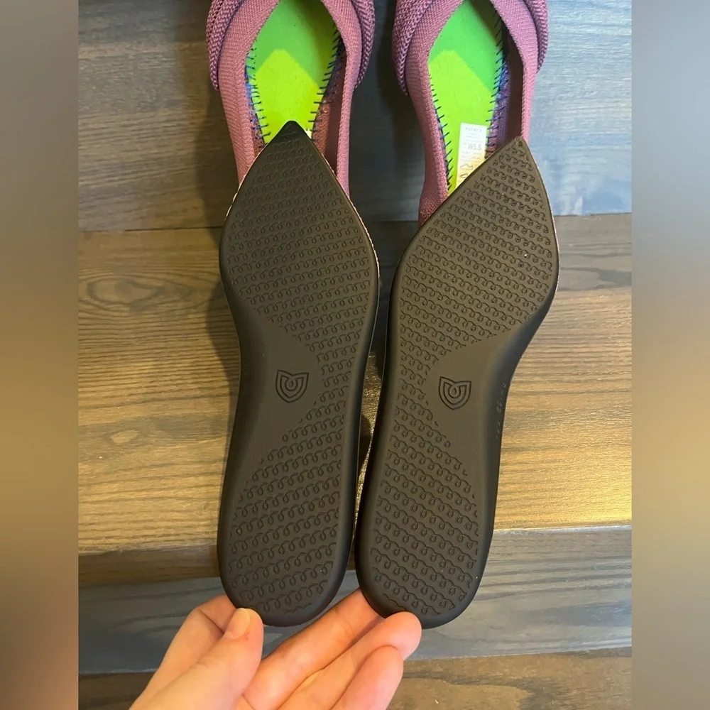 NWOB Rothy's The Knot Point II in Mauve Size 5.5